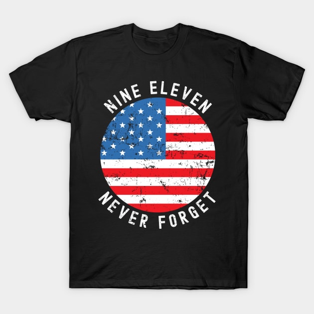 9/11 Never Forget 20th Anniversary T-Shirt by apparel.tolove@gmail.com